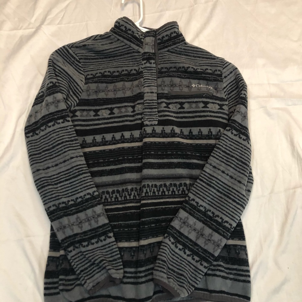 WOMENS COLUMBIA FLEECE BUTTON UP